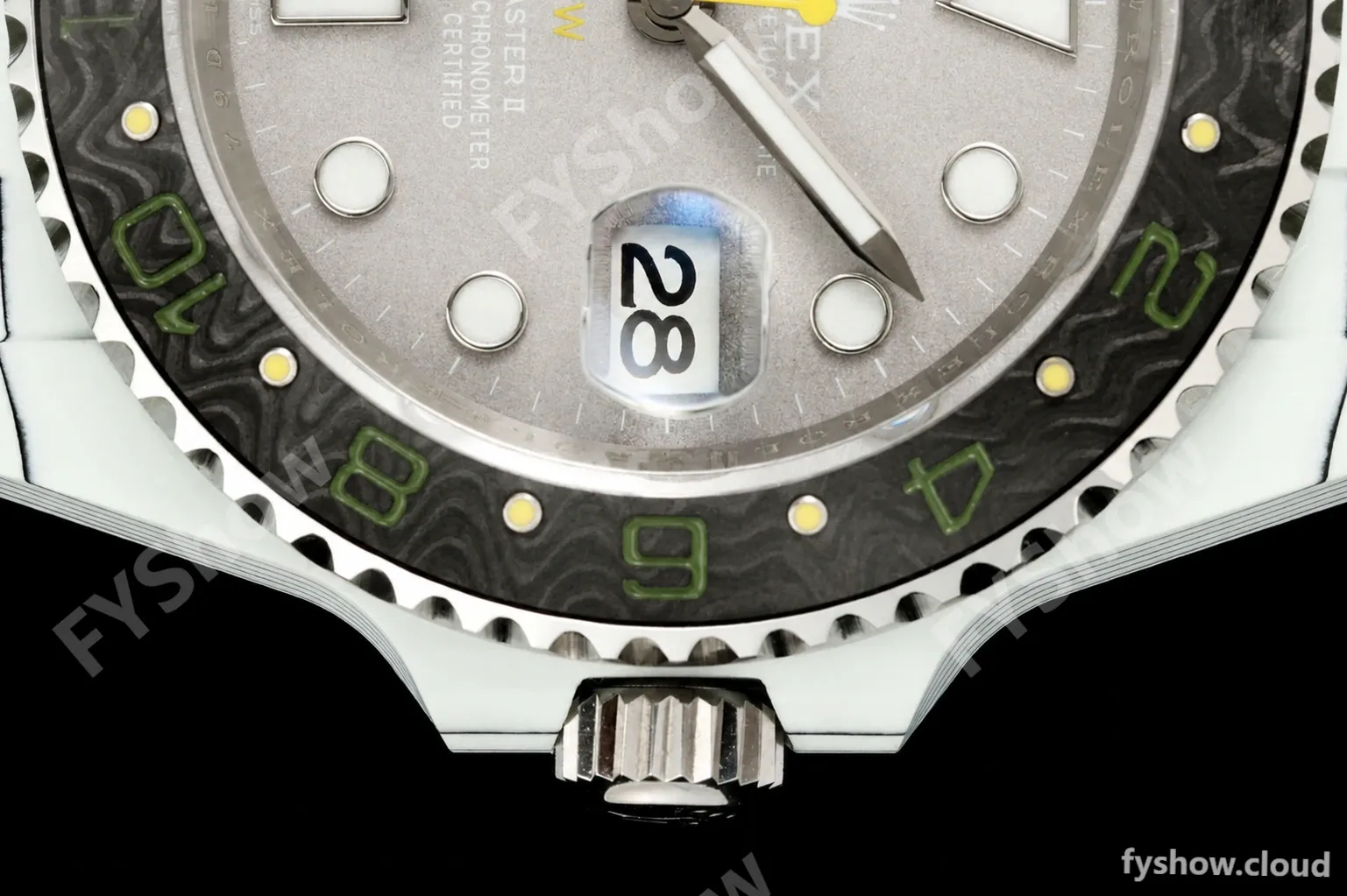 Rolex - GMT Master DiW 40mm Verdant Gray Automatic White Carbon Fiber FC/NY Grey Dial DIWF VR3285 - Image 15