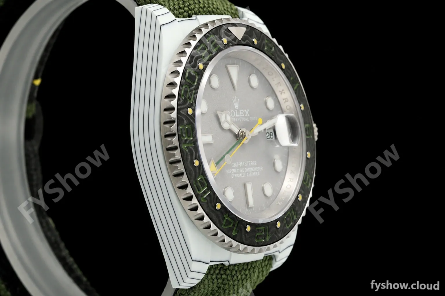Rolex - GMT Master DiW 40mm Verdant Gray Automatic White Carbon Fiber FC/NY Grey Dial DIWF VR3285 - Image 2