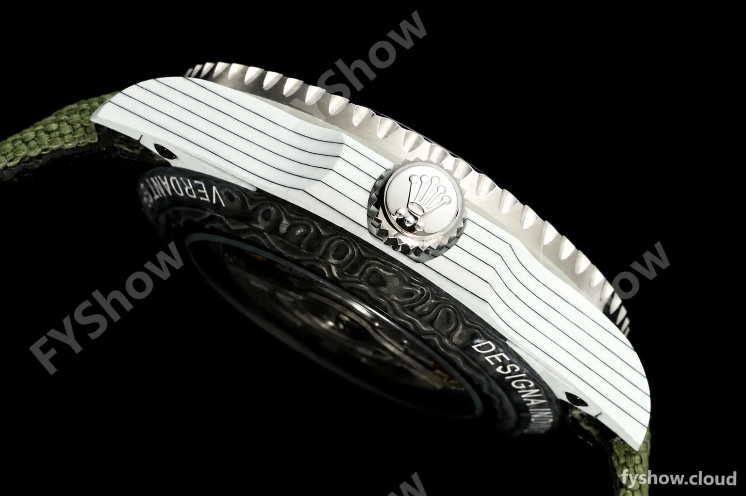 Rolex - GMT Master DiW 40mm Verdant Gray Automatic White Carbon Fiber FC/NY Grey Dial DIWF VR3285 - Image 3