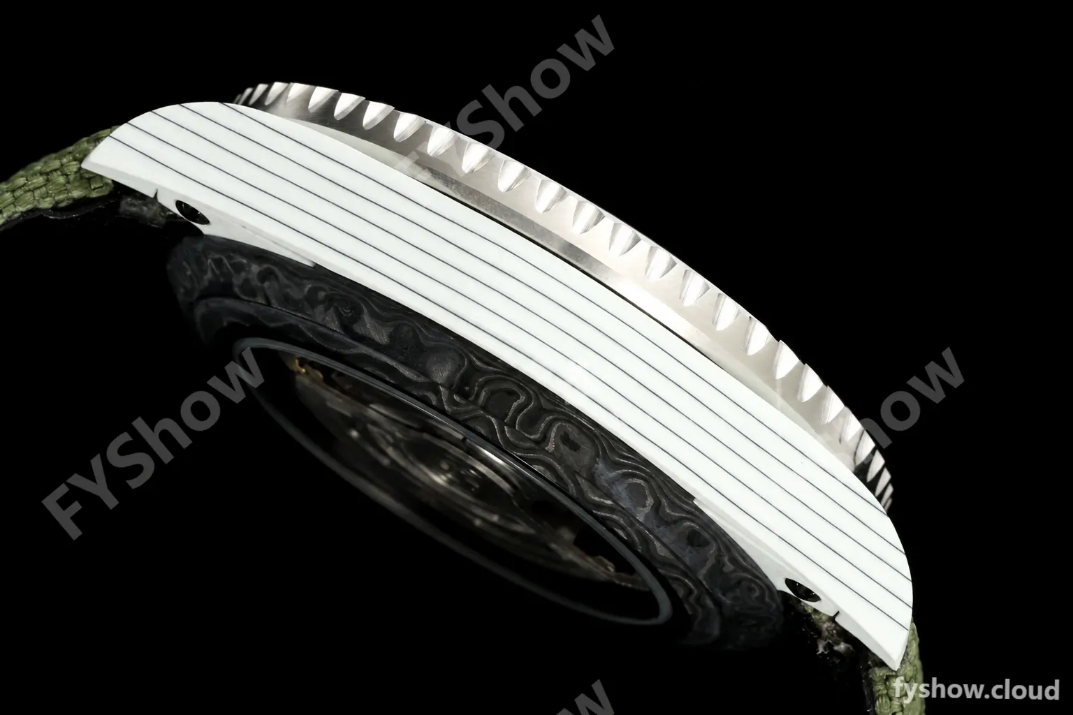 Rolex - GMT Master DiW 40mm Verdant Gray Automatic White Carbon Fiber FC/NY Grey Dial DIWF VR3285 - Image 4