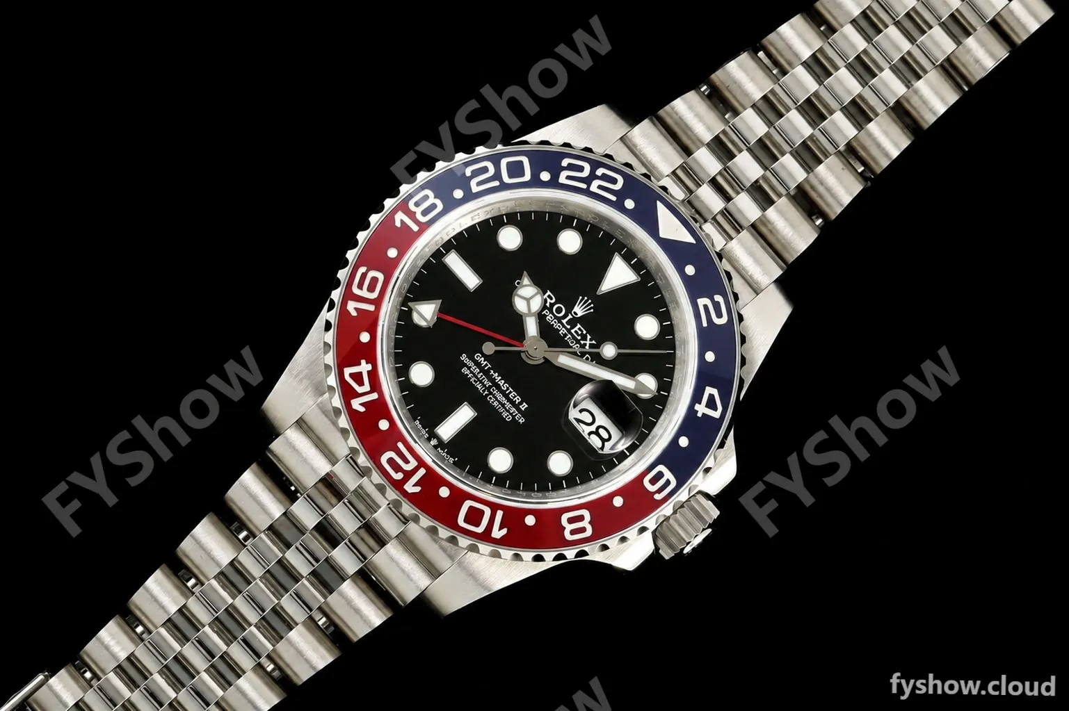 Rolex - GMT II 126710BLRO Pepsi 40mm 904L Jub SS/SS Black QF V2 SH3285 CHS - Image 25