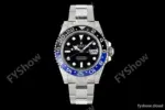 Rolex - GMT II 126710BLNR Batman 40mm 904L Oys SS/SS Black Clean Plus SH3285 CHS