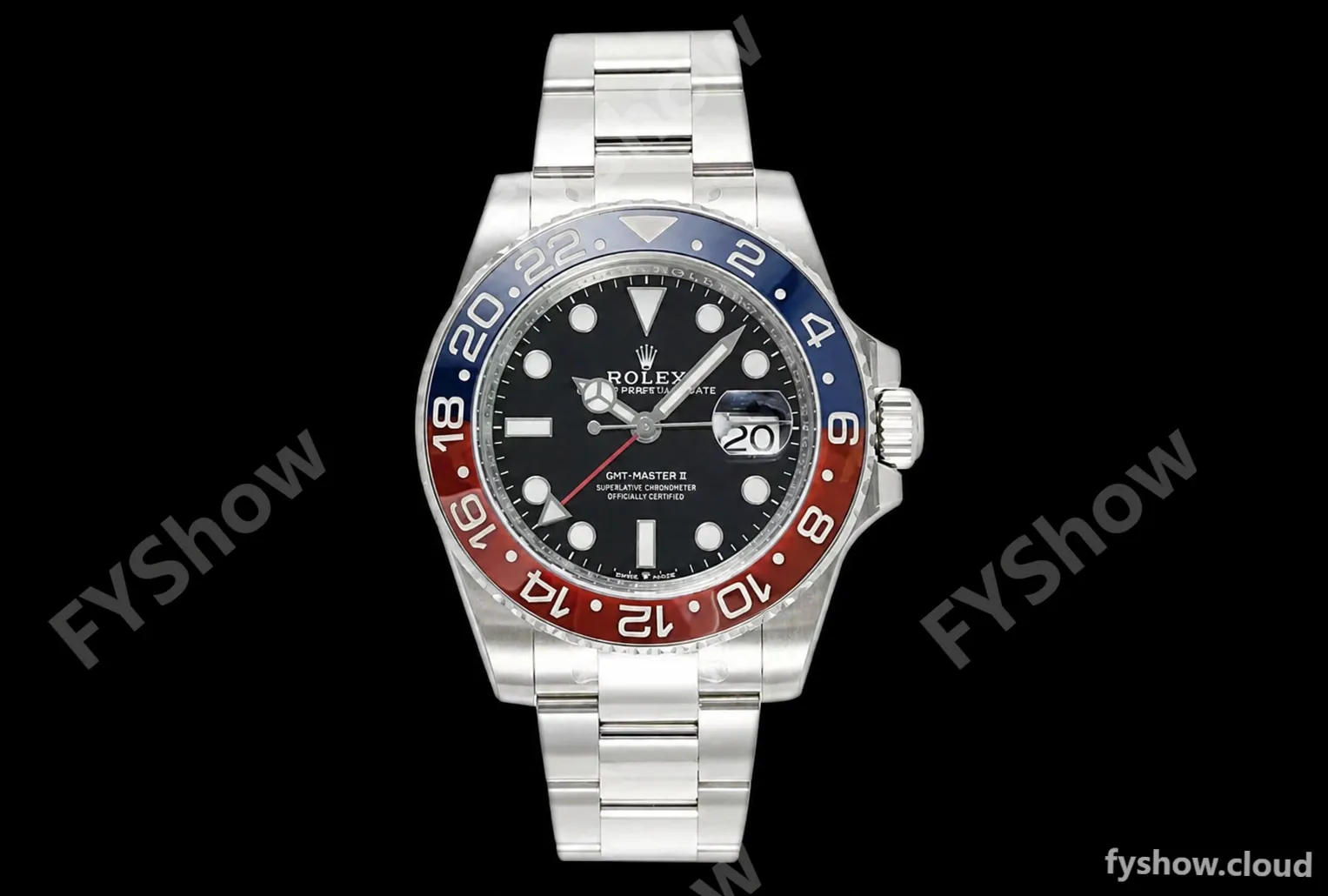 Rolex - GMT II 126710BLRO Oys 40mm 904L SS/SS Black C+F VR3285 CHS