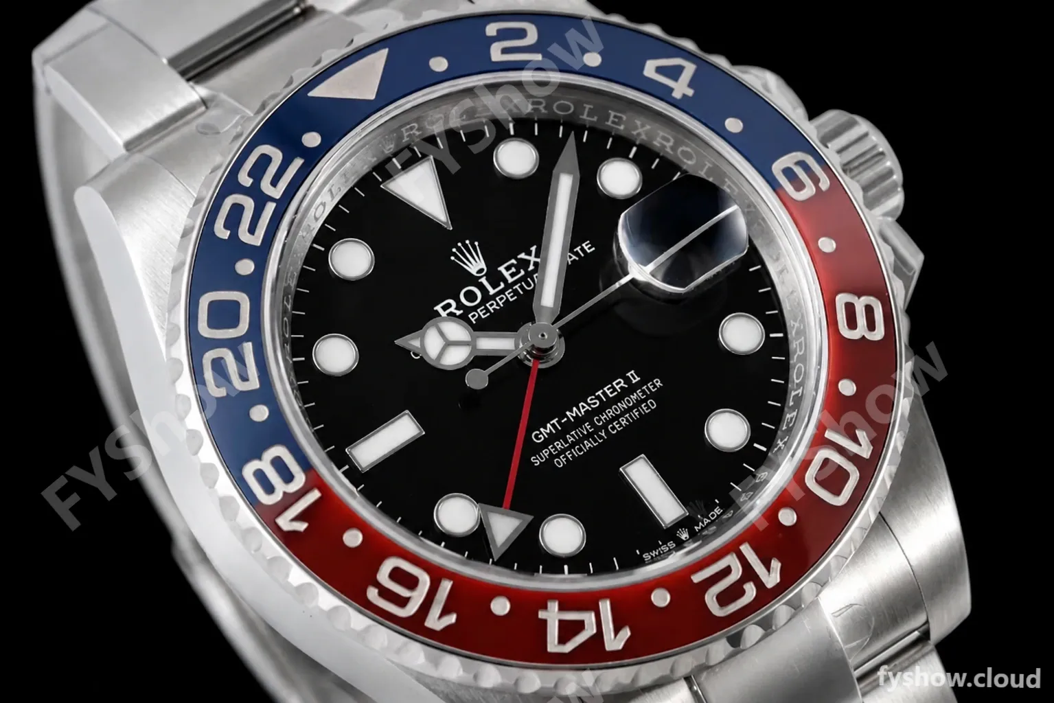 Rolex - GMT II 126710BLRO Oys 40mm 904L SS/SS Black C+F VR3285 CHS - Image 4