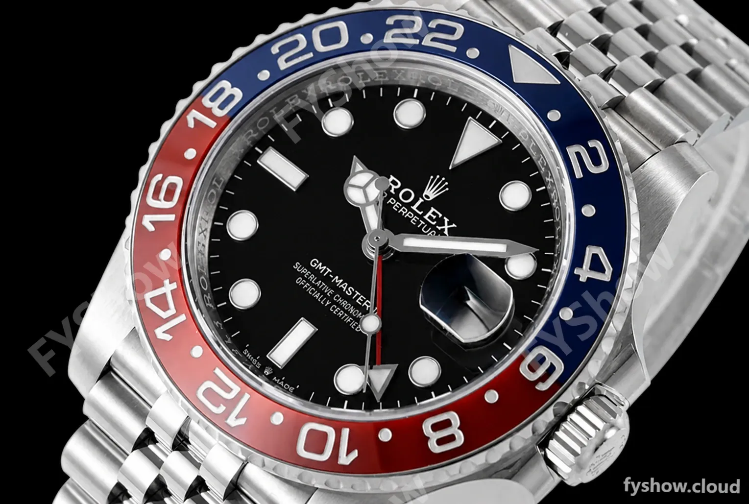 Rolex - GMT II 126710BLRO Jub 40mm 904L SS/SS Black C+F VR3285 CHS - Image 3