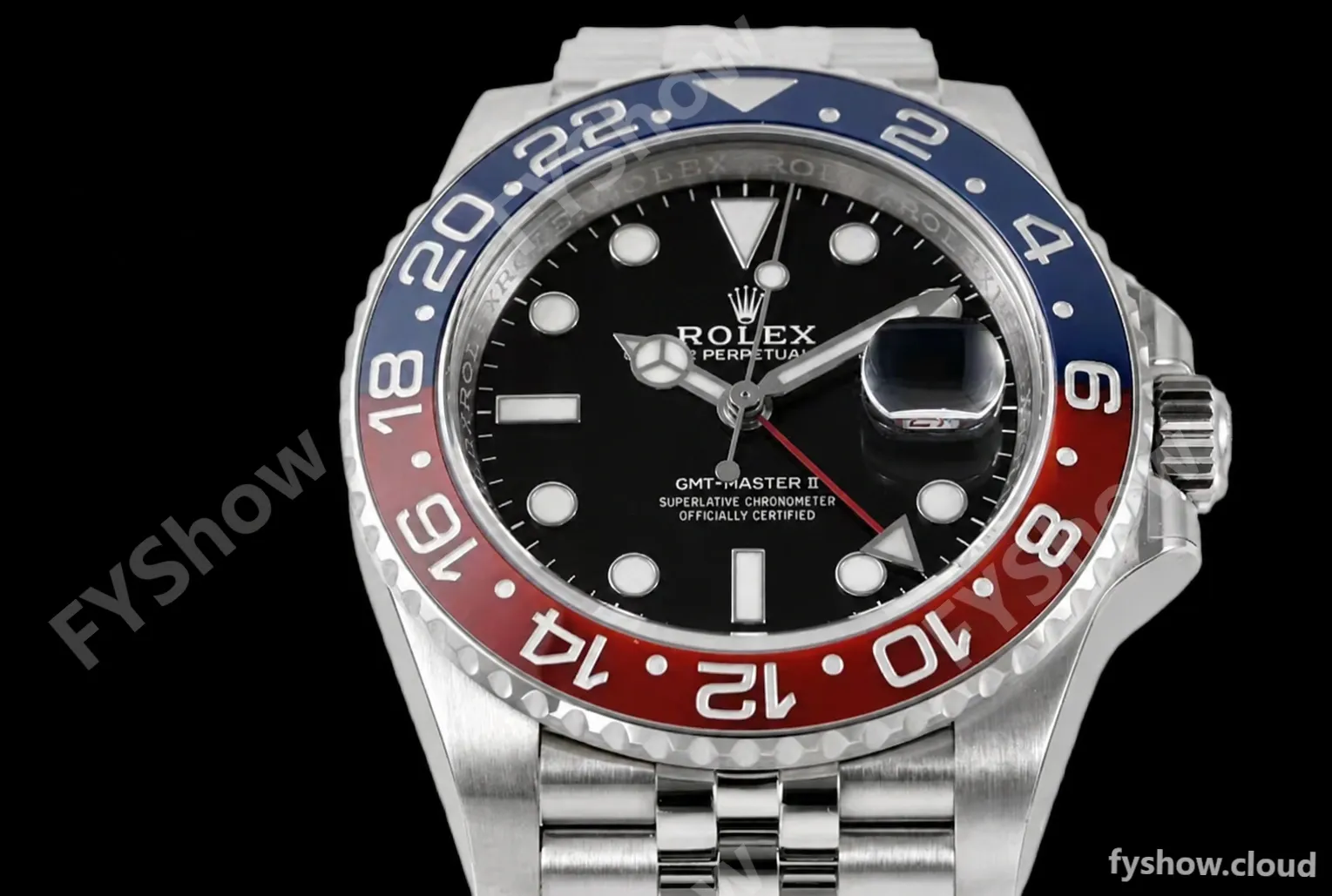 Rolex - GMT II 126710BLRO Jub 40mm 904L SS/SS Black C+F VR3285 CHS - Image 4
