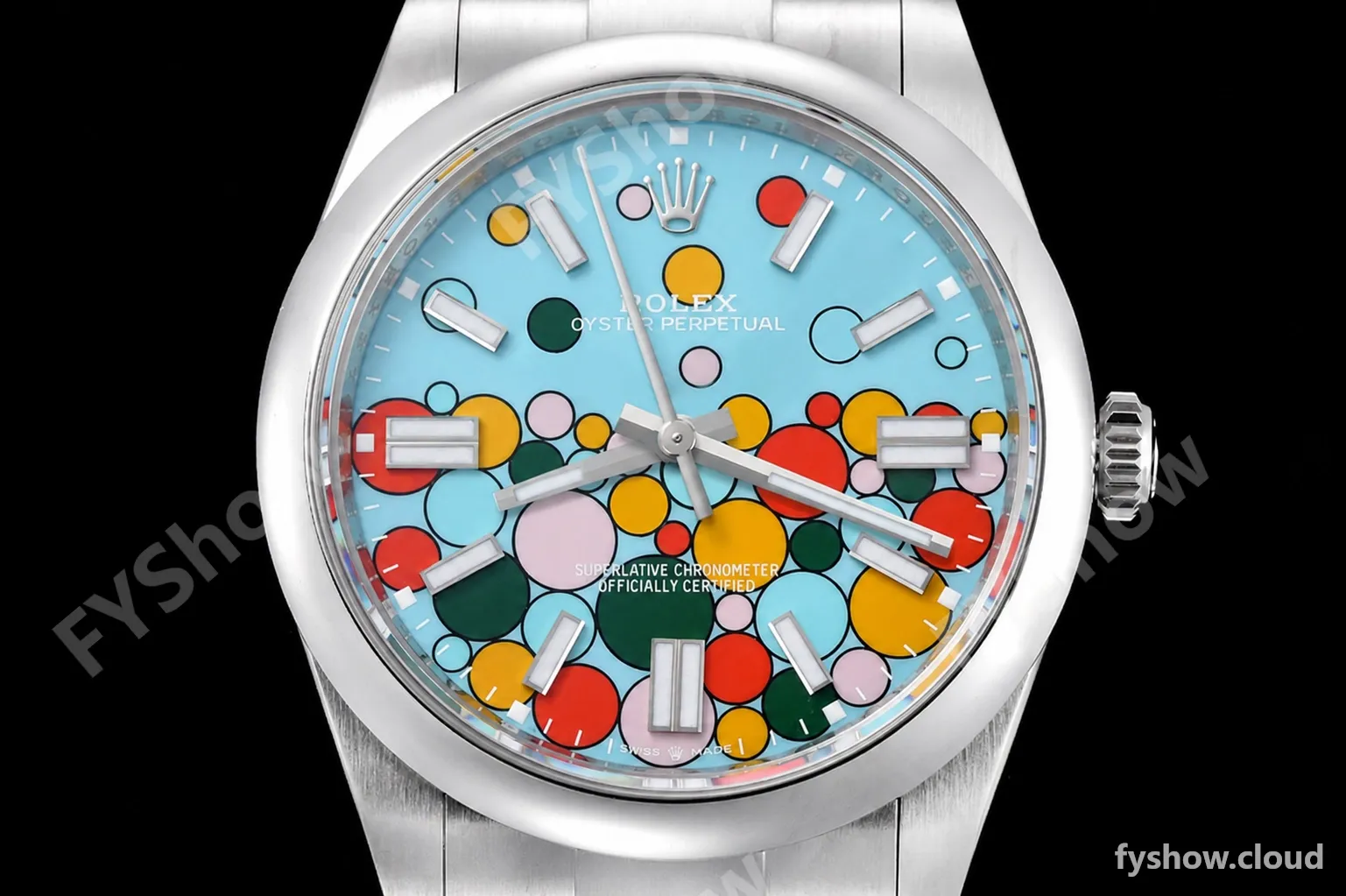 Rolex - Oyster Pert 41mm 124300 904L SS/SS Turquoise Celebration Dial VSF VS3235 - Image 2