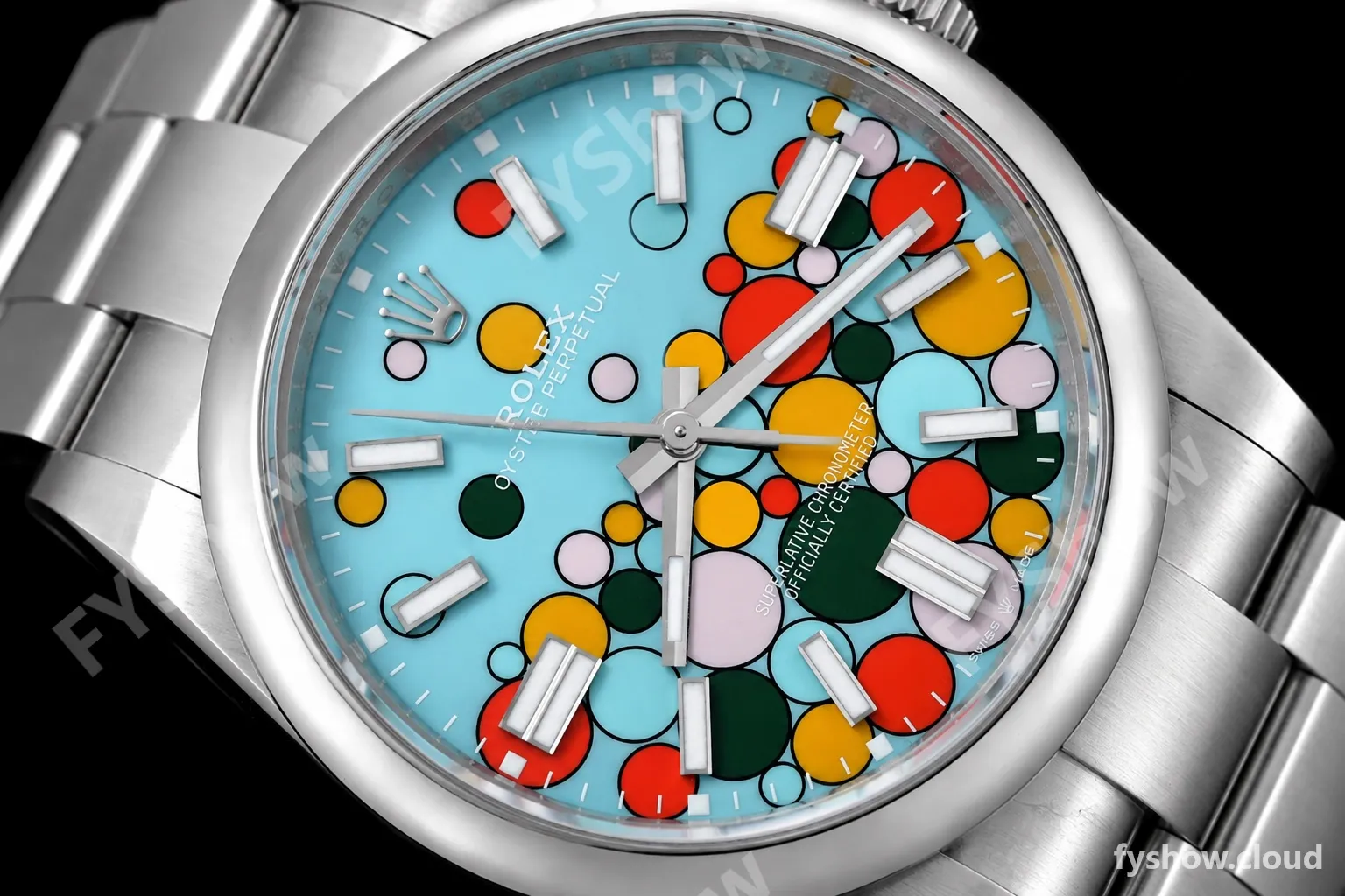 Rolex - Oyster Pert 41mm 124300 904L SS/SS Turquoise Celebration Dial VSF VS3235 - Image 4