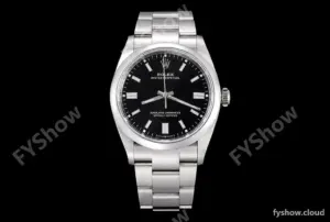 Rolex - Oyster Pert 126000 36mm Oys Smt 904L SS/SS Blk/Stk VSF VS3235