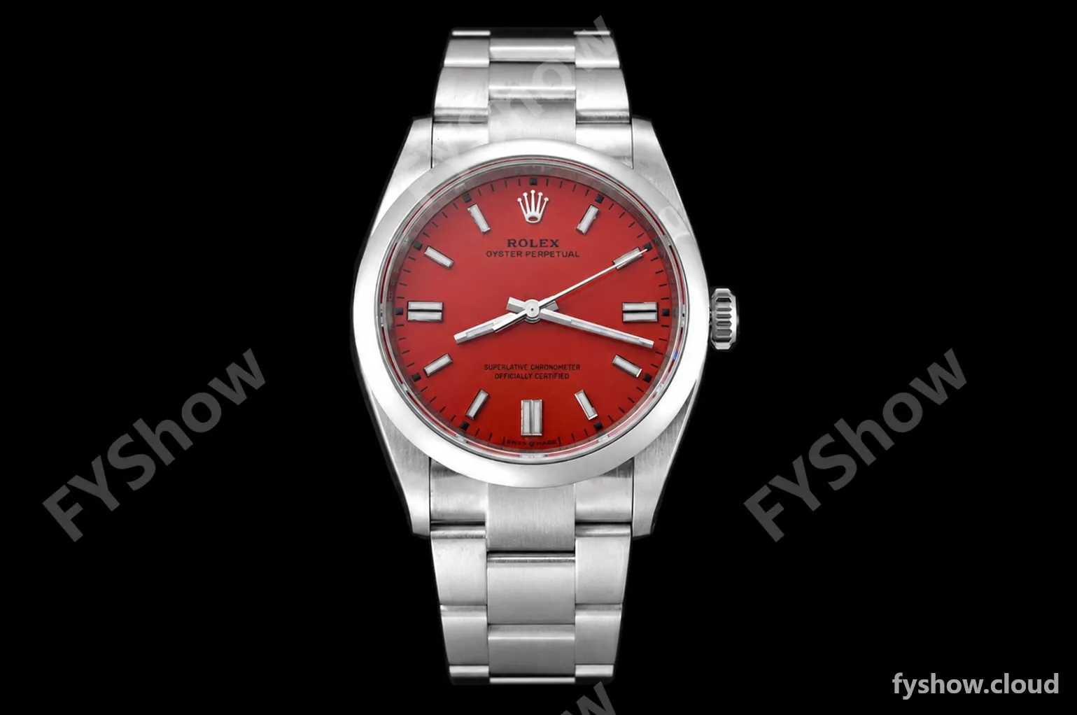 Rolex - Oyster Pert 126000 36mm Oys Smt 904L SS/SS Red/Stk VSF VS3230