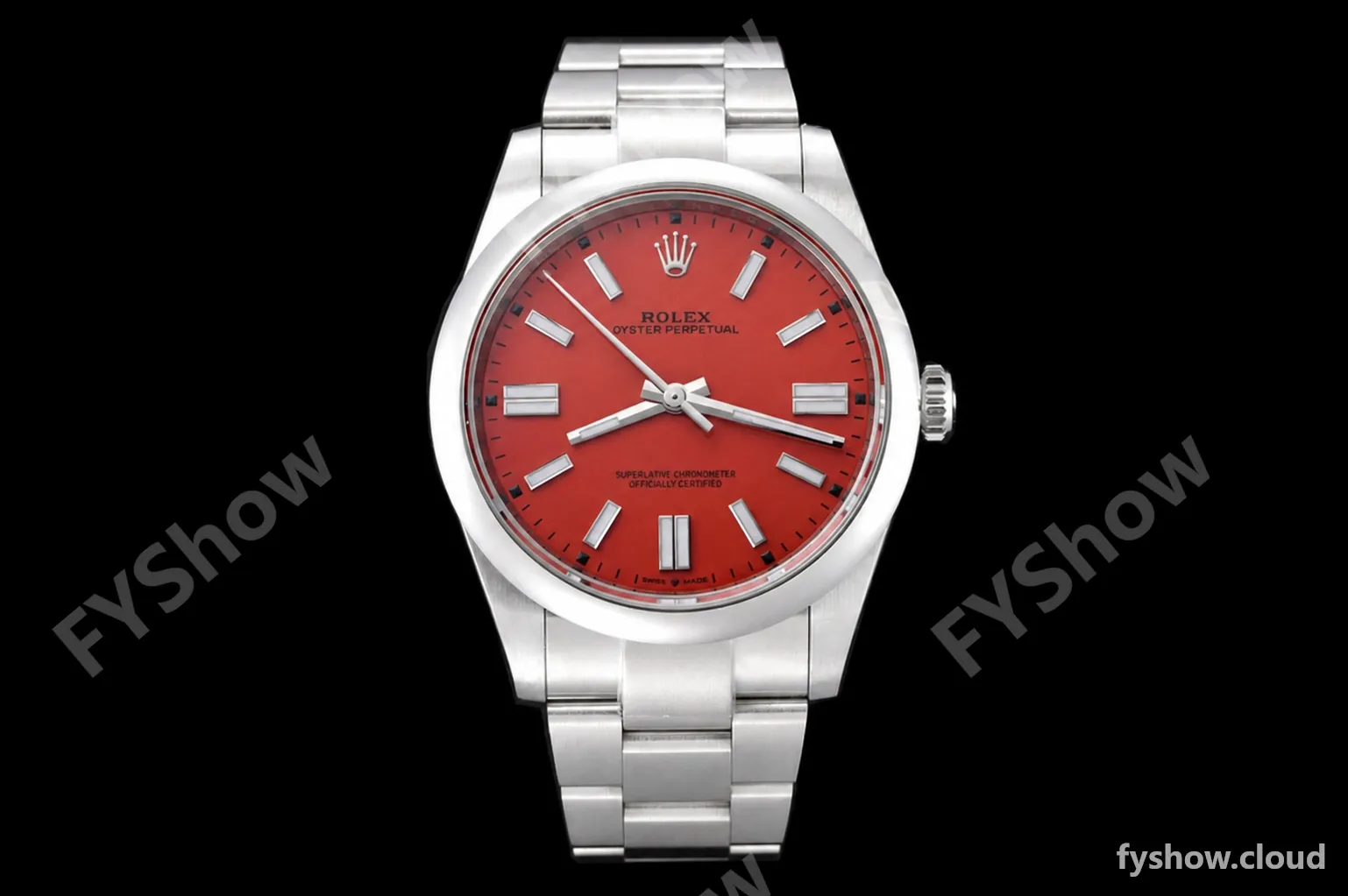 Rolex - Oyster Pert 124300 41mm Oys Smt 904L SS/SS Red/Stk VSF VS3230