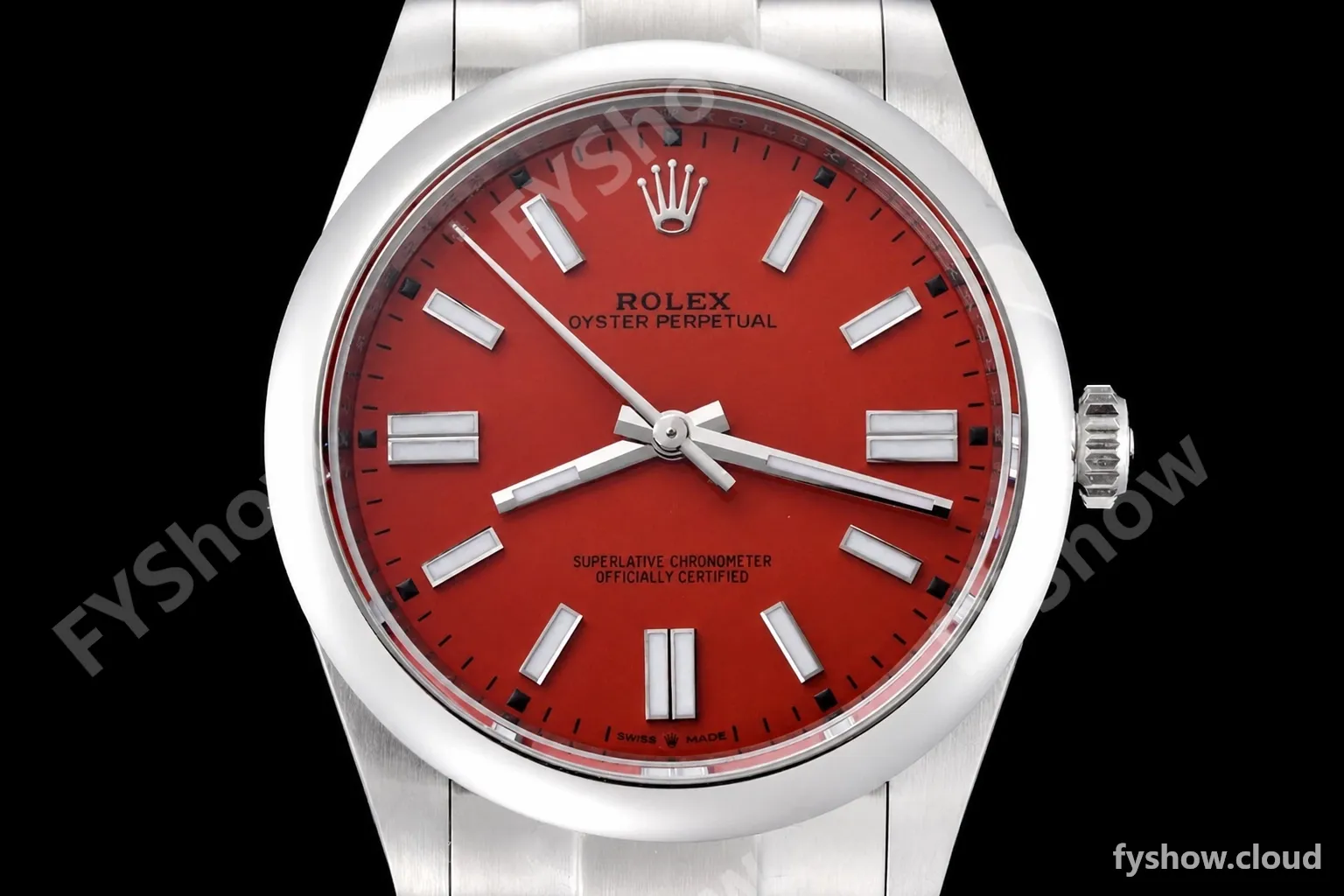 Rolex - Oyster Pert 124300 41mm Oys Smt 904L SS/SS Red/Stk VSF VS3230 - Image 2