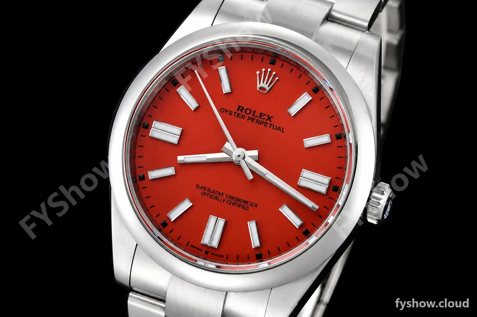 Rolex - Oyster Pert 124300 41mm Oys Smt 904L SS/SS Red/Stk VSF VS3230 - Image 3