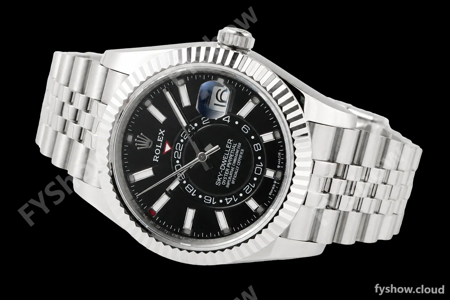 Rolex - Skydweller 42mm 326934 Jubilee SS/SS Black ZF A2824 - Image 2