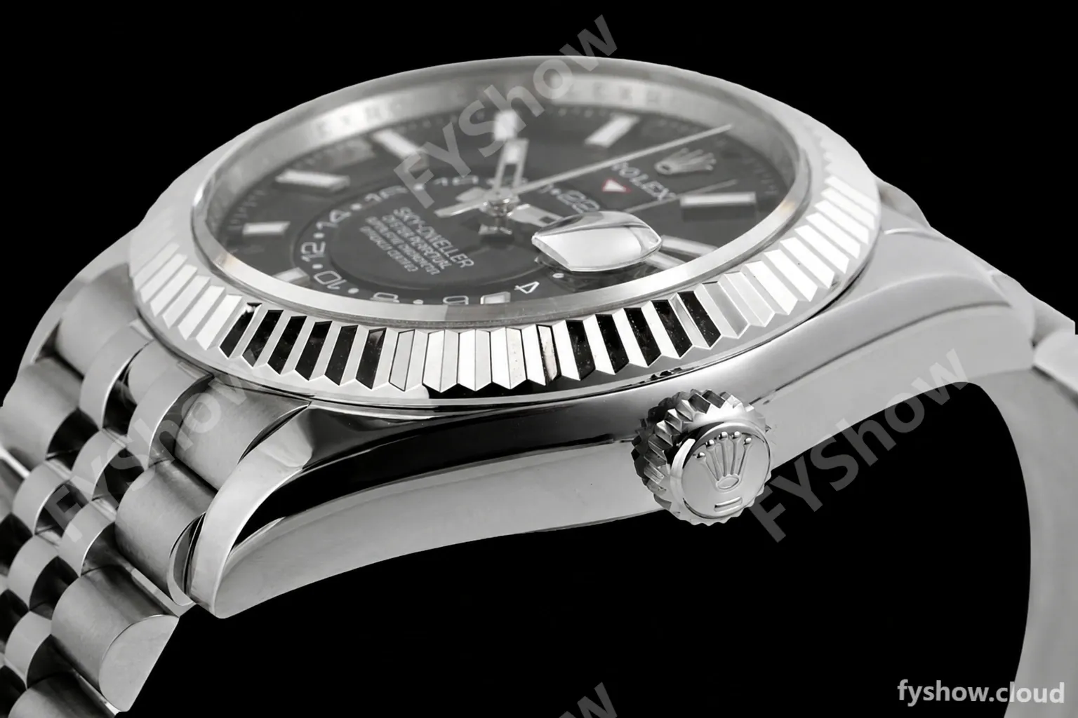 Rolex - Skydweller 42mm 326934 Jubilee SS/SS Black ZF A2824 - Image 5