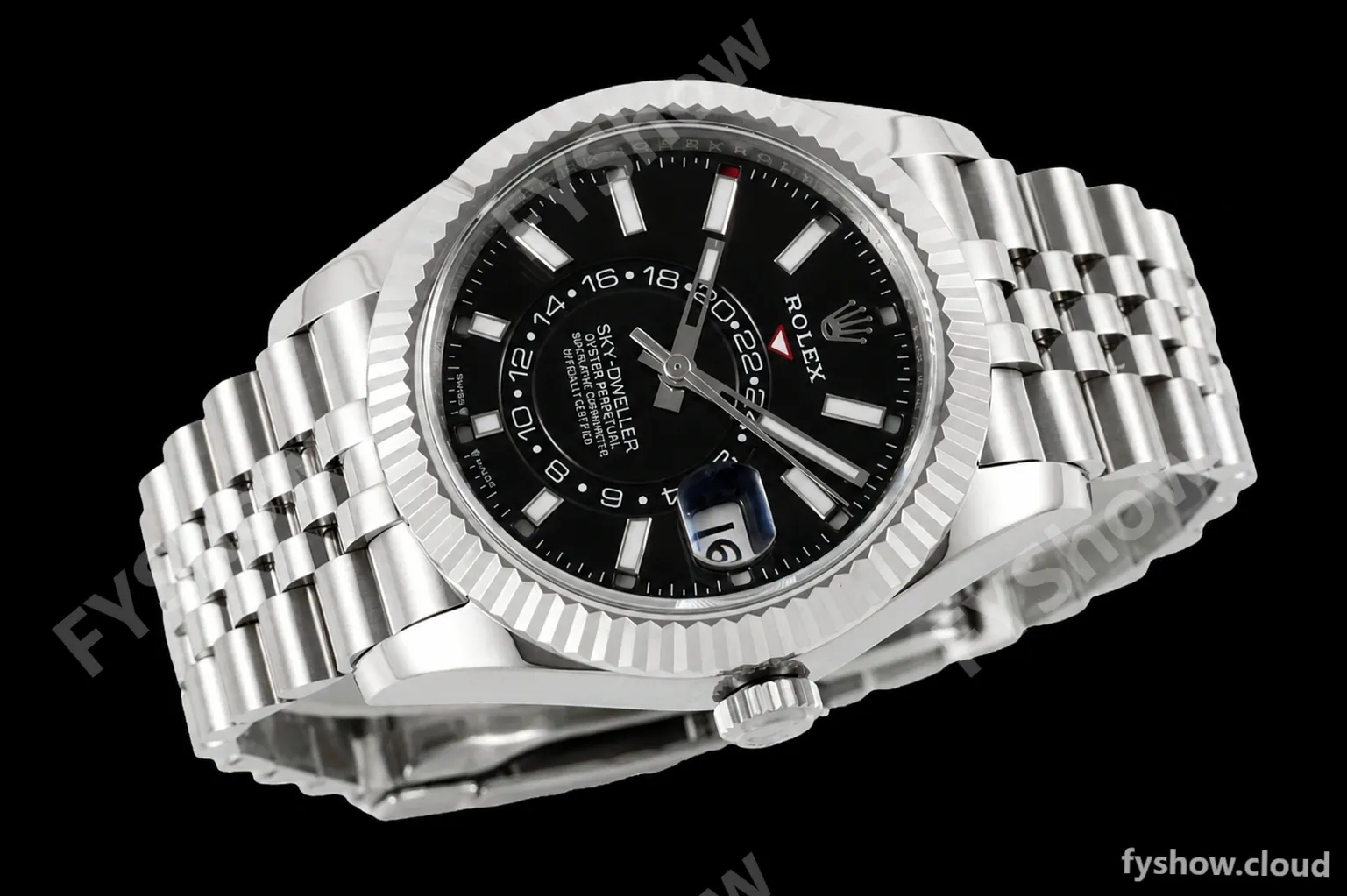 Rolex - Skydweller 42mm 326934 Jubilee SS/SS Black ZF A2824 - Image 6
