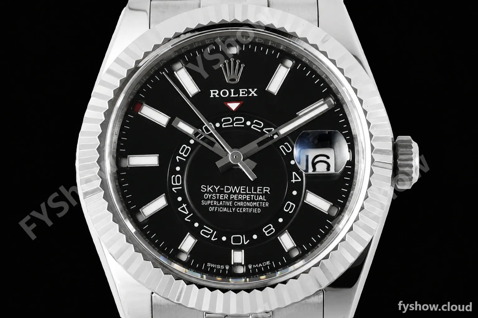 Rolex - Skydweller 42mm 326934 Jubilee SS/SS Black ZF A2824 - Image 8