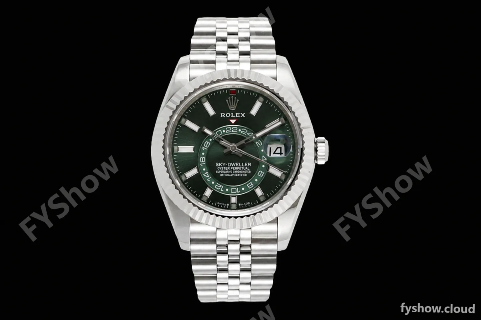 Rolex - Skydweller 42mm 336934 Jubilee SS/SS Green ZF A2824