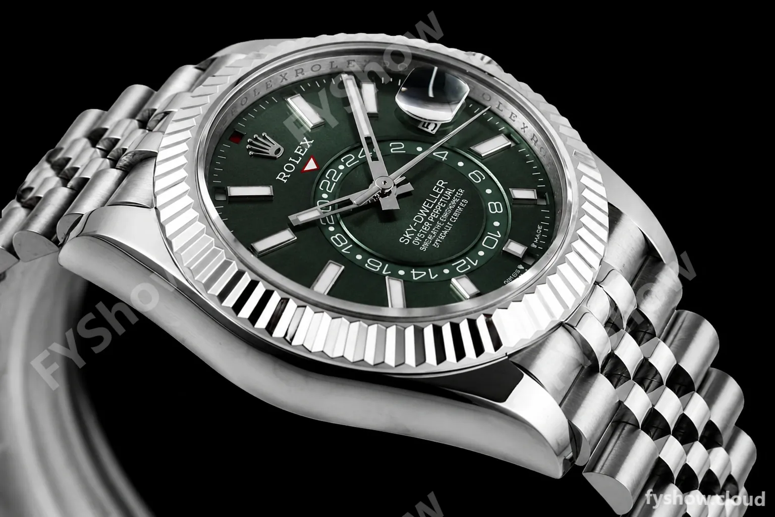 Rolex - Skydweller 42mm 336934 Jubilee SS/SS Green ZF A2824 - Image 3