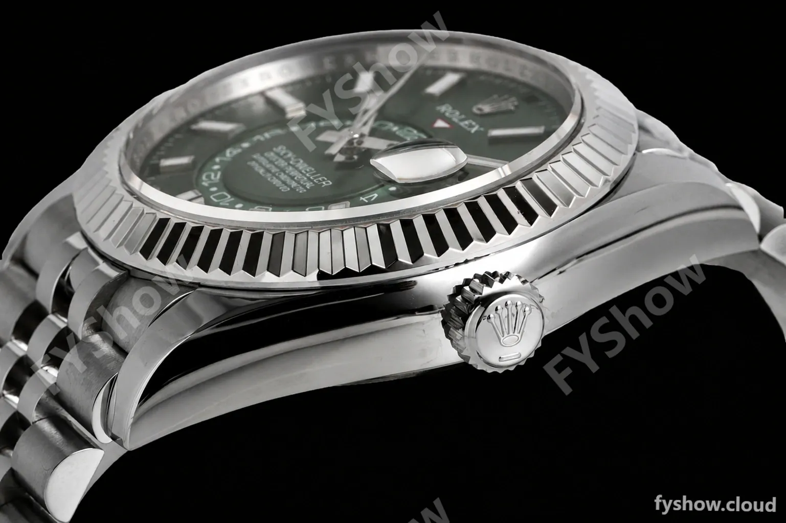 Rolex - Skydweller 42mm 336934 Jubilee SS/SS Green ZF A2824 - Image 5