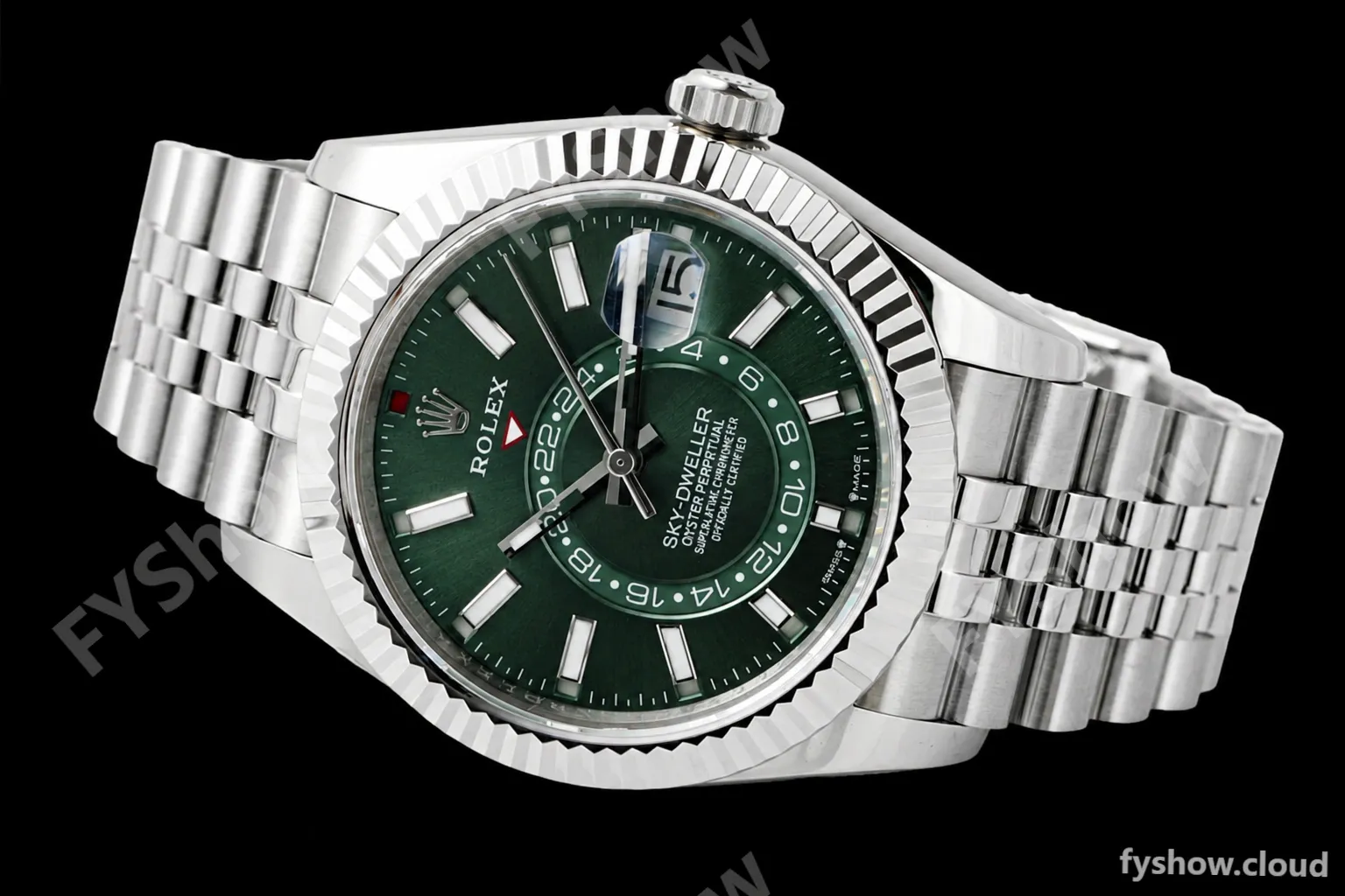 Rolex - Skydweller 42mm 336934 Jubilee SS/SS Green ZF A2824 - Image 6