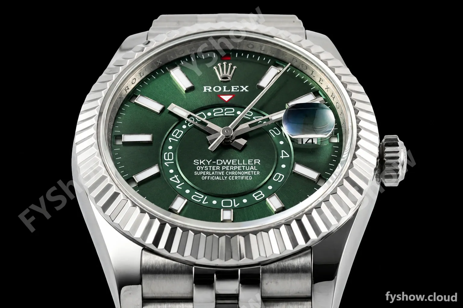 Rolex - Skydweller 42mm 336934 Jubilee SS/SS Green ZF A2824 - Image 8