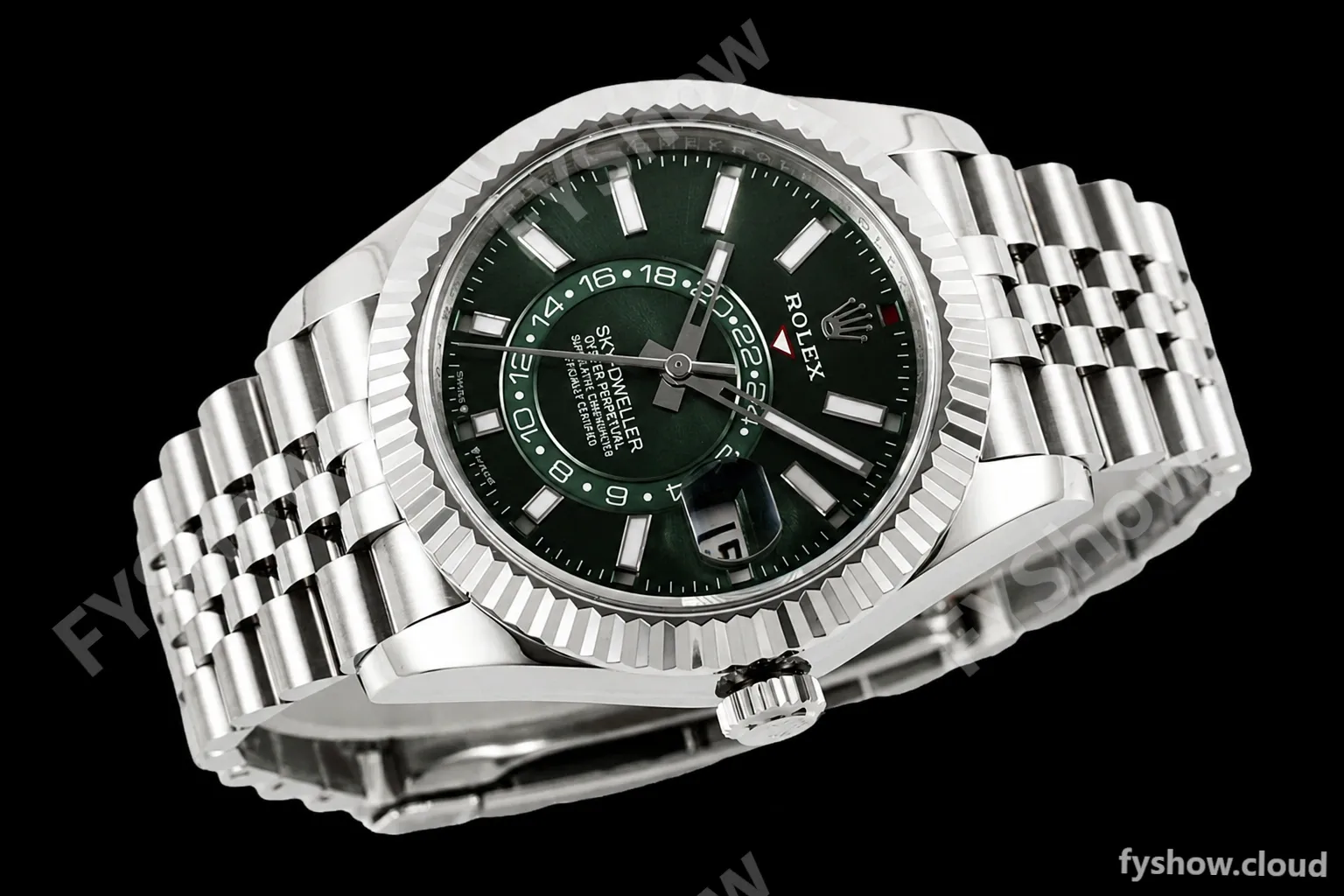 Rolex - Skydweller 42mm 336934 Jubilee SS/SS Green ZF A2824 - Image 9