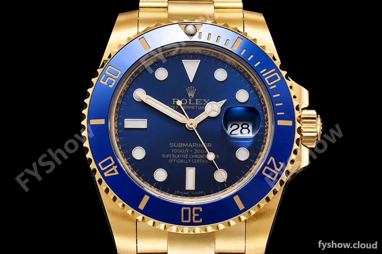 Rolex - Submariner 116618LB Wrp 904 YG/YG Blue KF VR3135 - Image 2