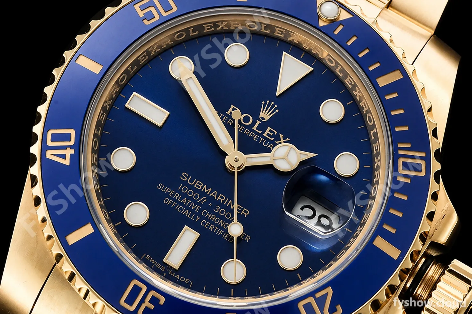 Rolex - Submariner 116618LB Wrp 904 YG/YG Blue KF VR3135 - Image 6