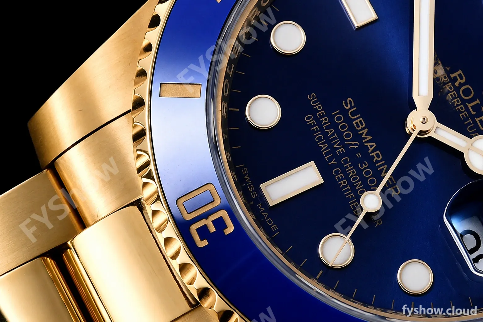 Rolex - Submariner 116618LB Wrp 904 YG/YG Blue KF VR3135 - Image 8