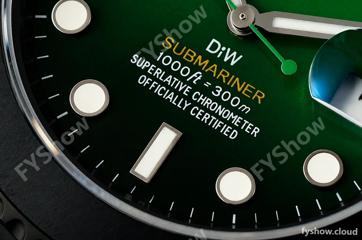 Rolex - Submariner Parakeet 40mm 904L DLC/DLC Green/Black DIWF A3135 - Image 6