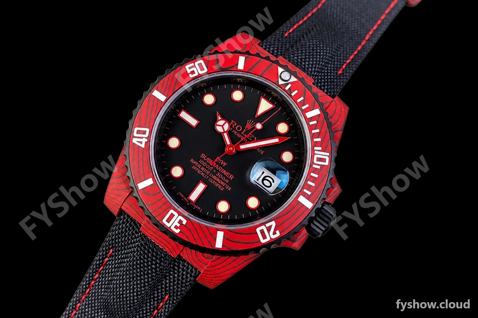 Rolex - Submariner DiW Red Carbon 40mm FC/NY Red VSF VS3135 - Image 2