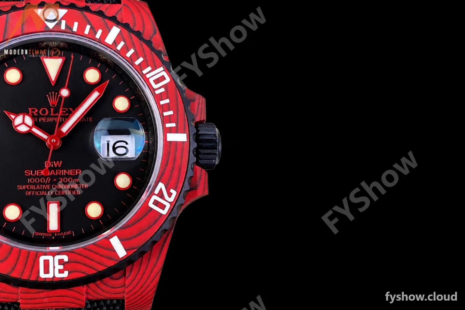 Rolex - Submariner DiW Red Carbon 40mm FC/NY Red VSF VS3135 - Image 8