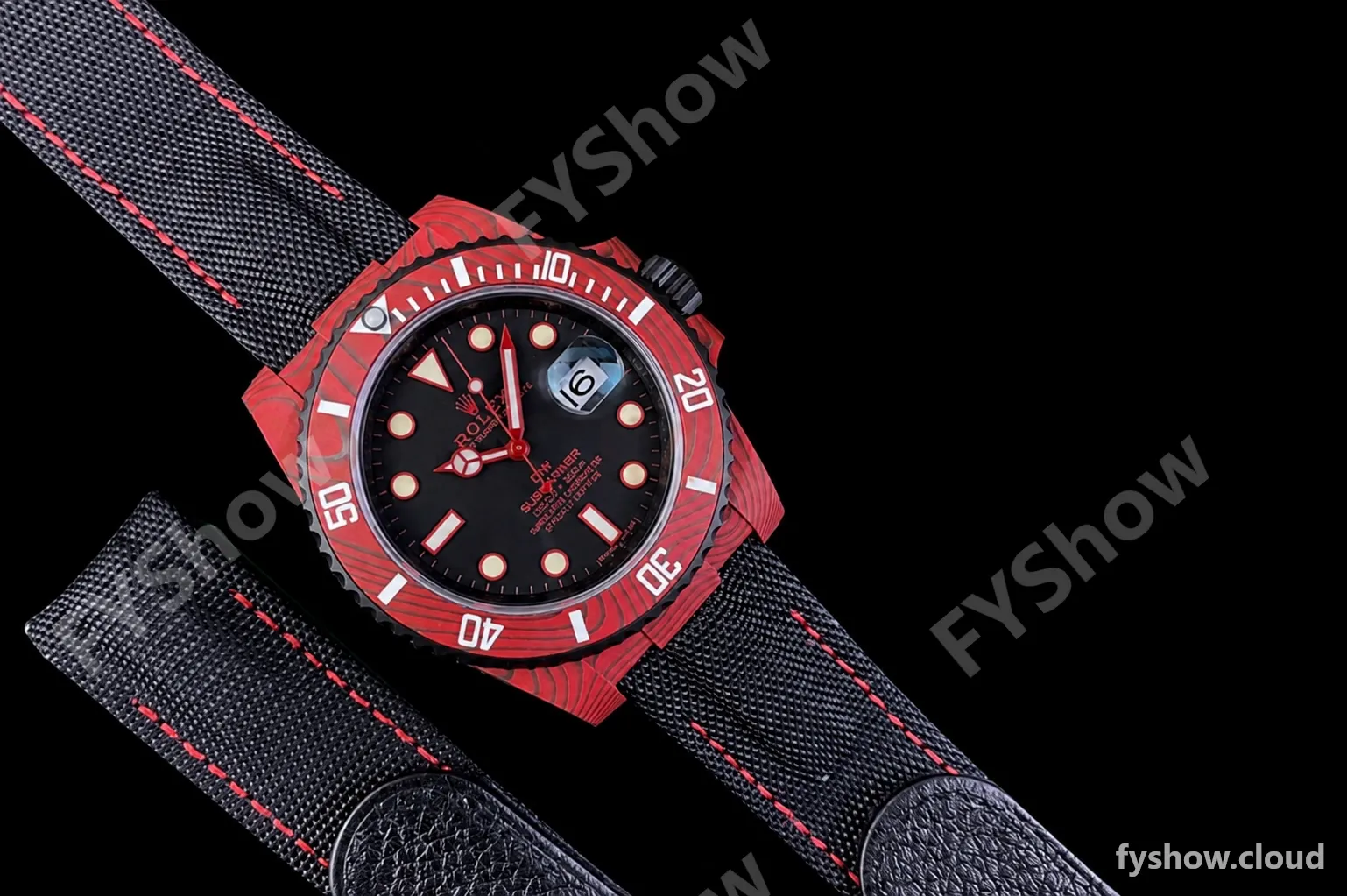 Rolex - Submariner DiW Red Carbon 40mm FC/NY Red VSF VS3135 - Image 9