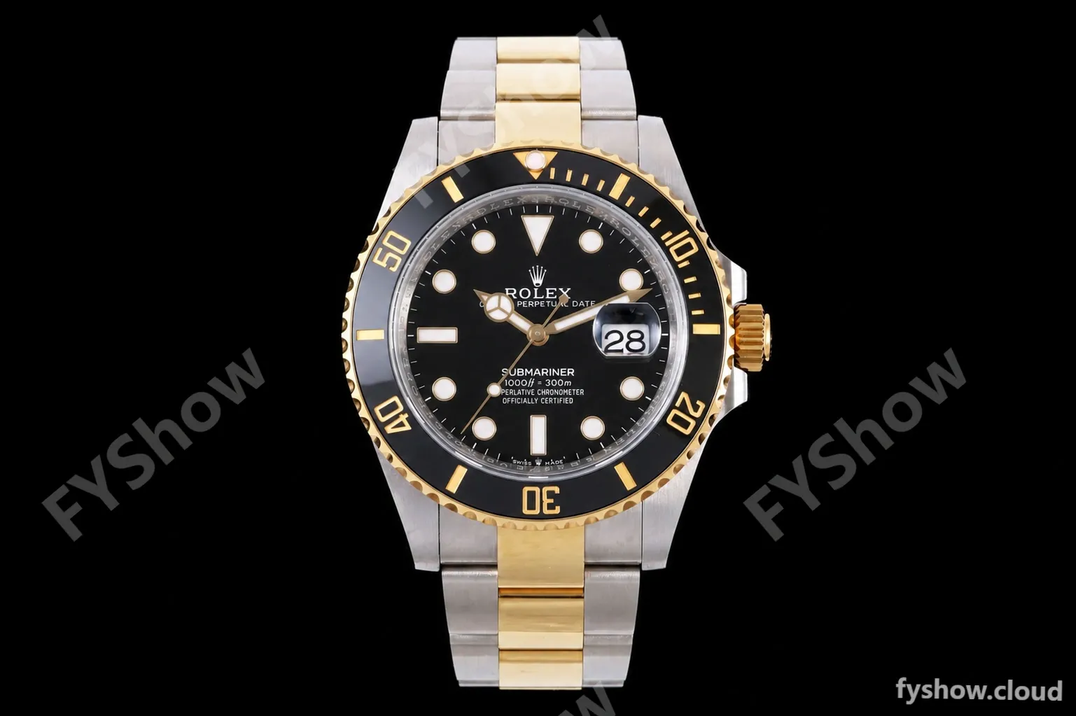 Rolex - Submariner 126613LN Gain Weight 41mm 904L YG/SS Black ARF DD3235