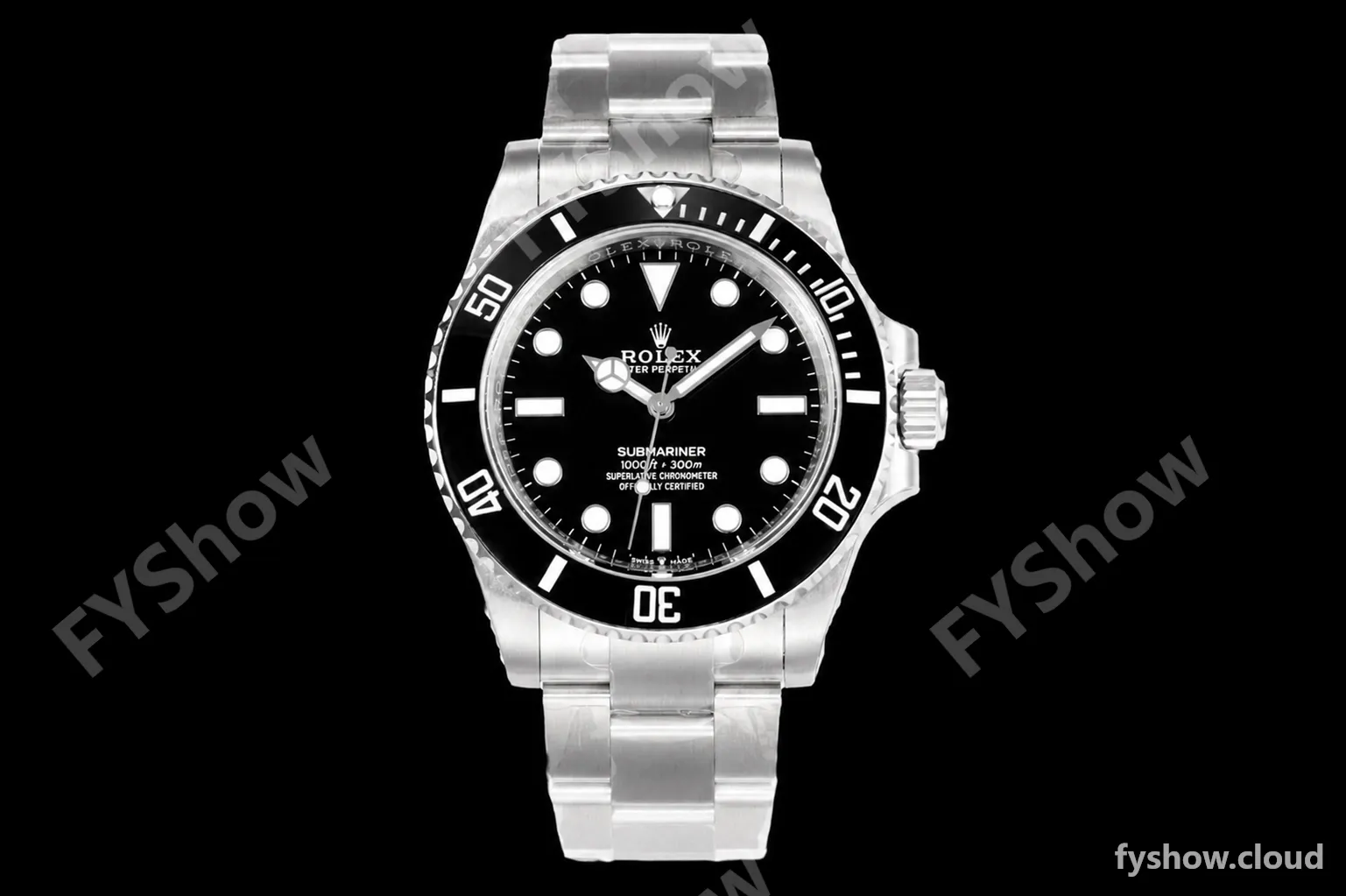 Rolex - Submariner 124060 No Date 904L 41mm SS/SS Black VSF VS3230