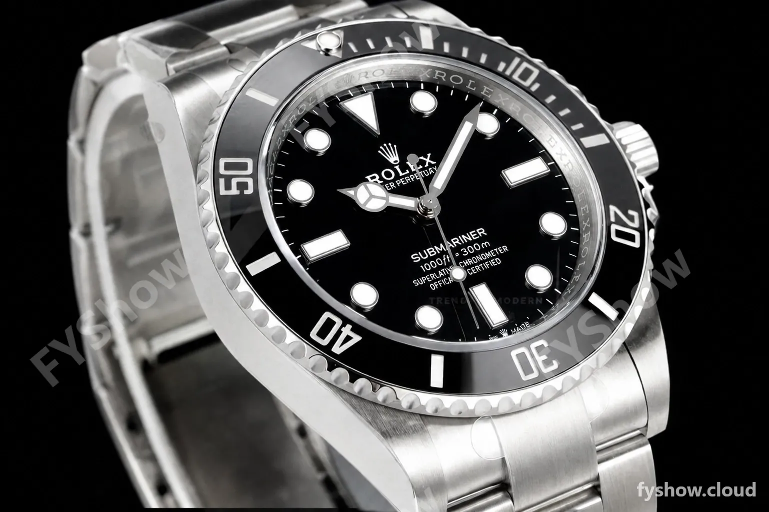 Rolex - Submariner 124060 No Date 904L 41mm SS/SS Black VSF VS3230 - Image 2