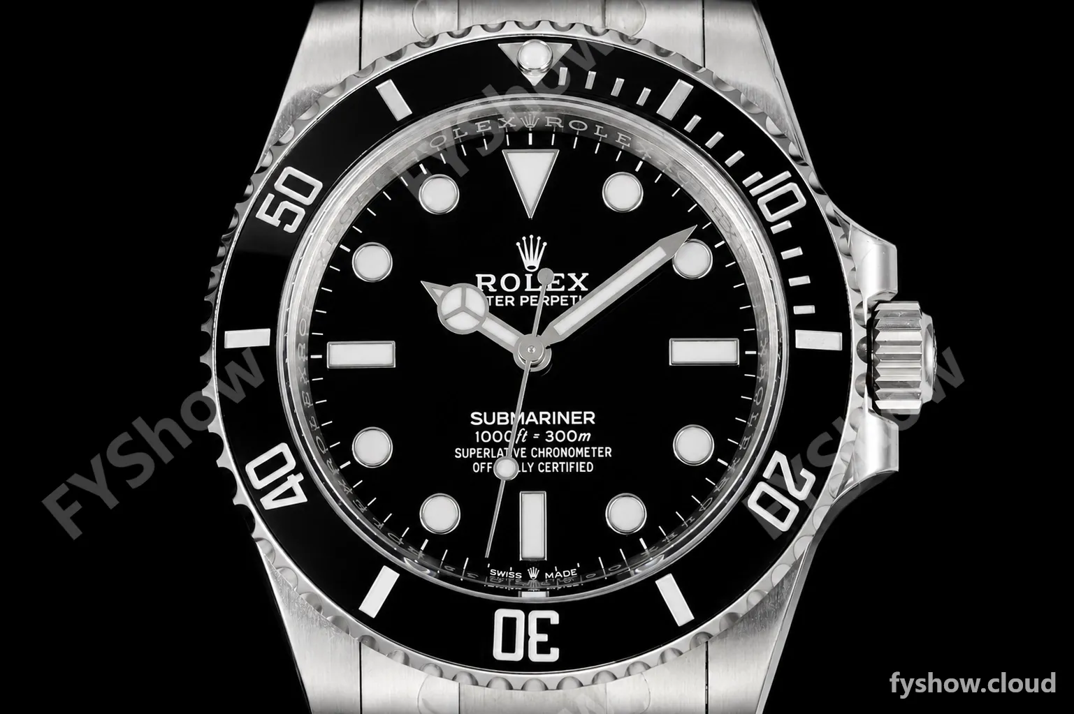 Rolex - Submariner 124060 No Date 904L 41mm SS/SS Black VSF VS3230 - Image 3