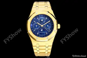 Audemars Piguet - Royal Oak Perpetual Calendar 26574BA YG/YG Blue BBRF A5134