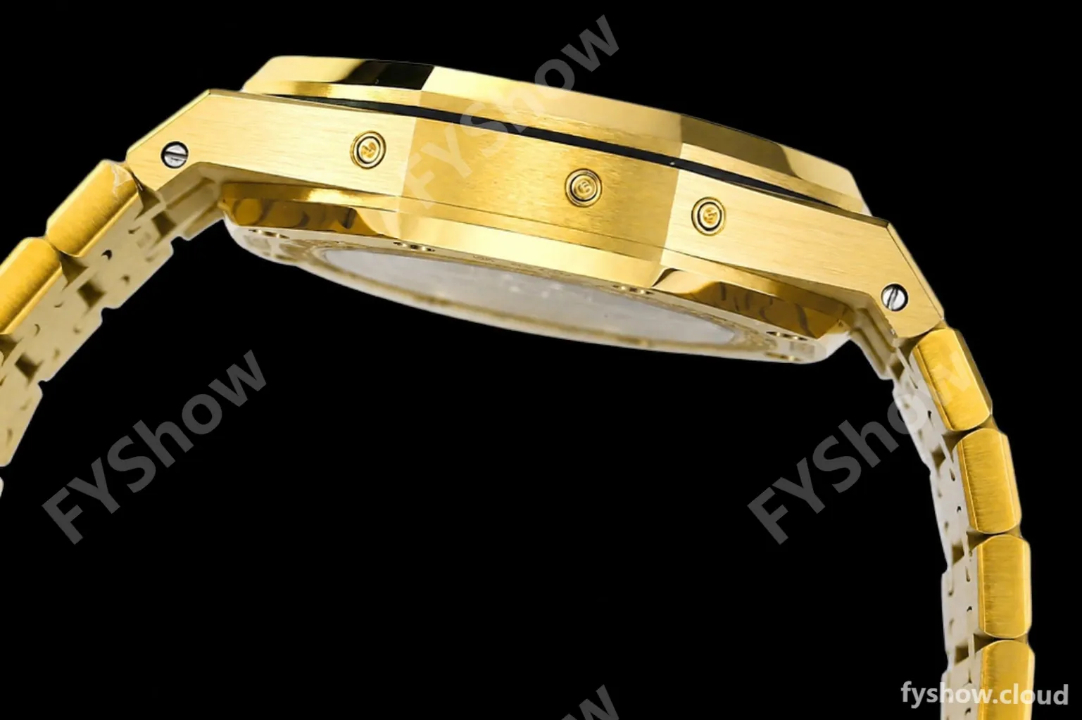 Audemars Piguet - Royal Oak Perpetual Calendar 26574BA YG/YG Blue BBRF A5134 - Image 5