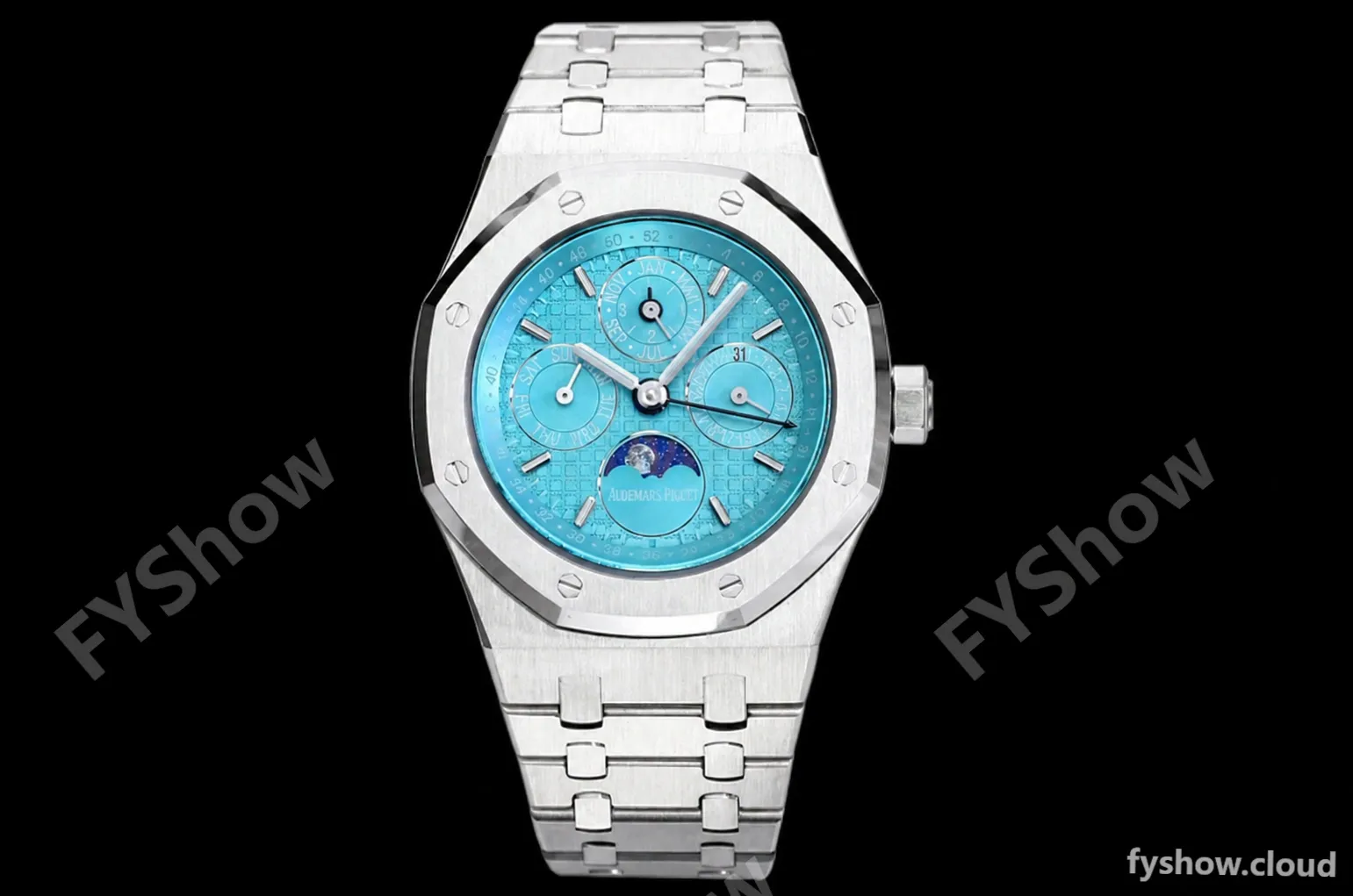 Audemars Piguet - Royal Oak Perpetual Calendar 26613ST SS/SS Turquoise BBRF A5134