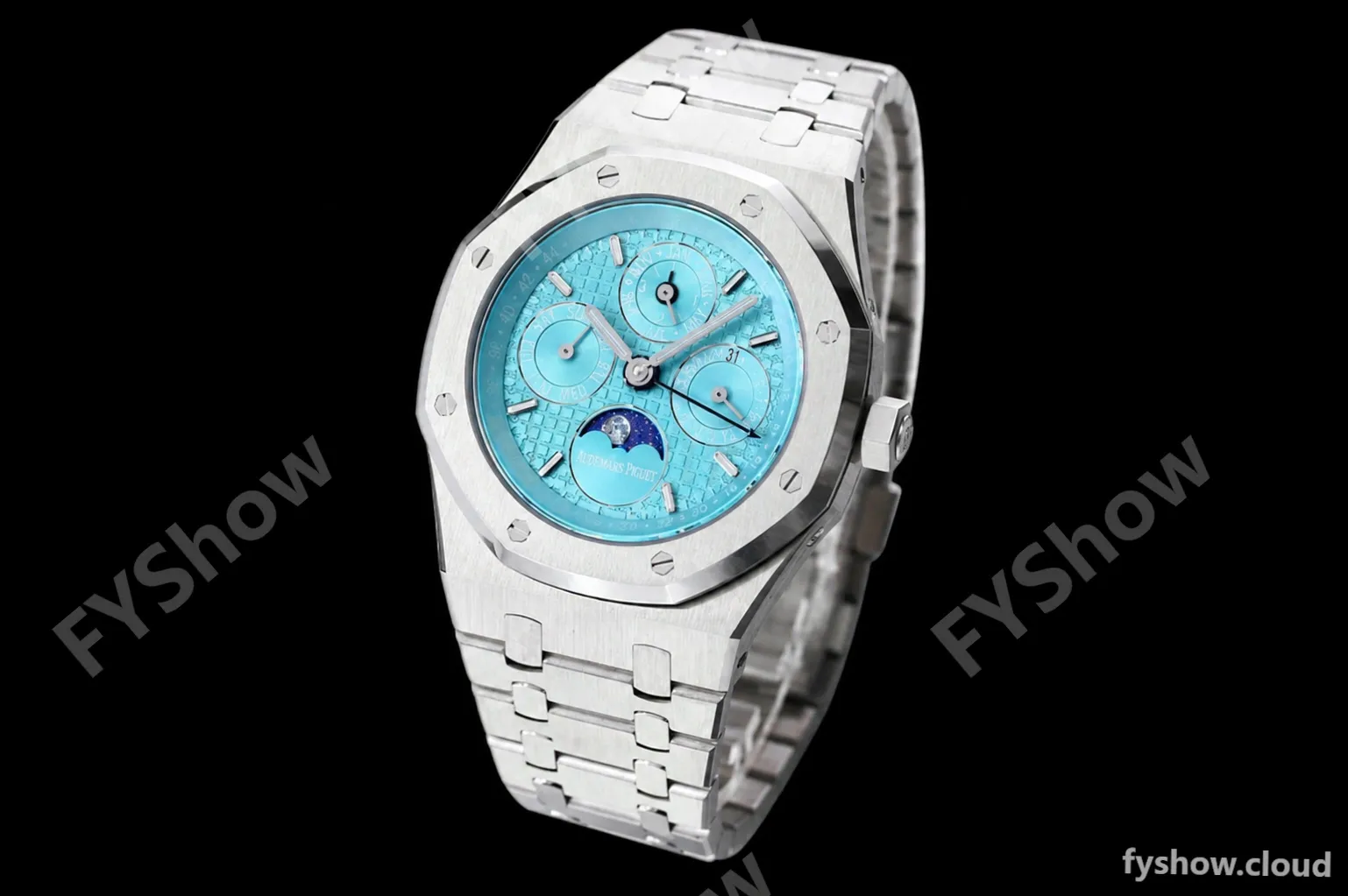 Audemars Piguet - Royal Oak Perpetual Calendar 26613ST SS/SS Turquoise BBRF A5134 - Image 2