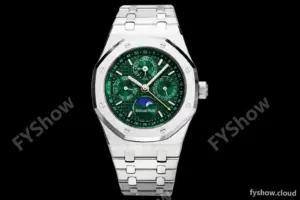 Audemars Piguet - Royal Oak Perpetual Calendar 26606ST SS/SS Green BBRF A5134
