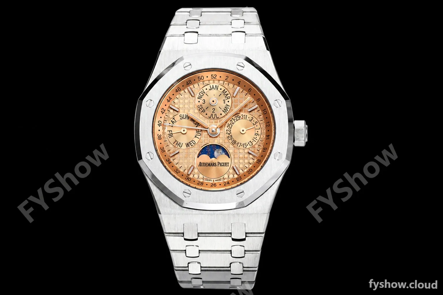 Audemars Piguet - Royal Oak Perpetual Calendar 26615TI SS/SS Salmon BBRF A5134