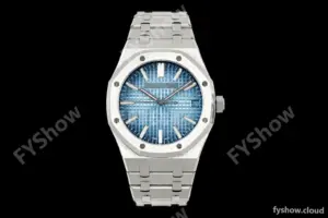 Audemars Piguet - Royal Oak 15410 Frosted SS/SS Blue ZF A3120