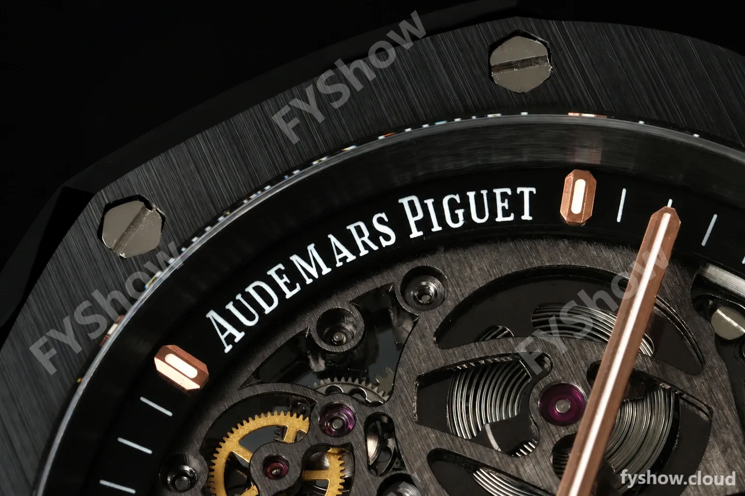 Audemars Piguet - Royal Oak 15416CE 41mm Openworked CER/CER Black DDF SA3132 - Image 18
