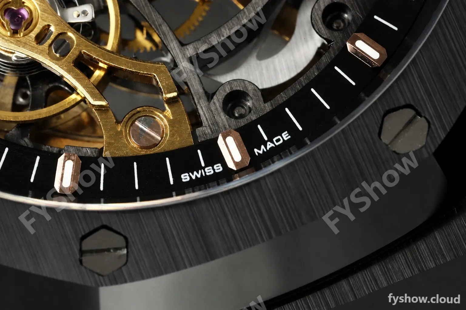 Audemars Piguet - Royal Oak 15416CE 41mm Openworked CER/CER Black DDF SA3132 - Image 20