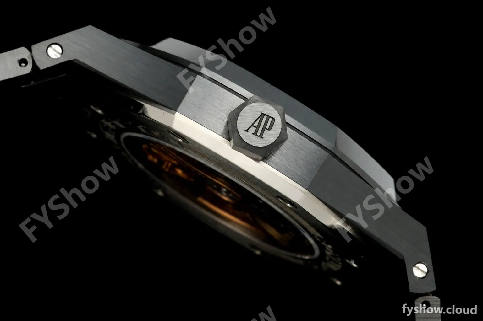 Audemars Piguet - Royal Oak 15416CE 41mm Openworked CER/CER Black DDF SA3132 - Image 26