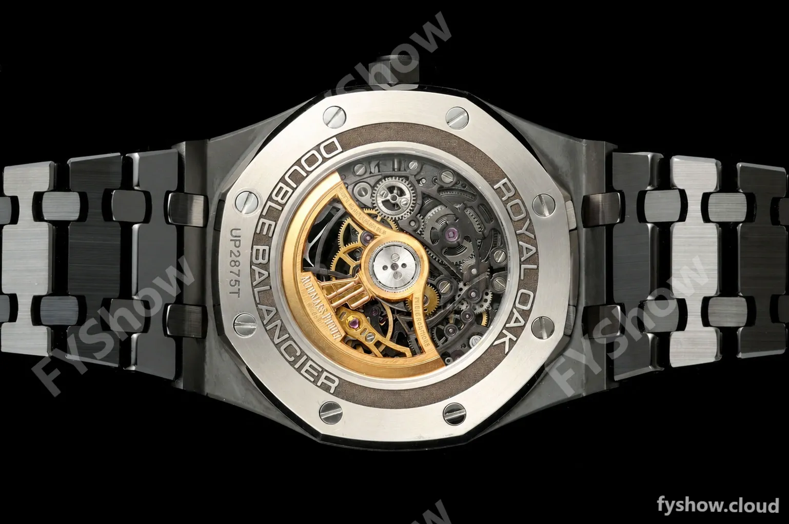Audemars Piguet - Royal Oak 15416CE 41mm Openworked CER/CER Black DDF SA3132 - Image 4