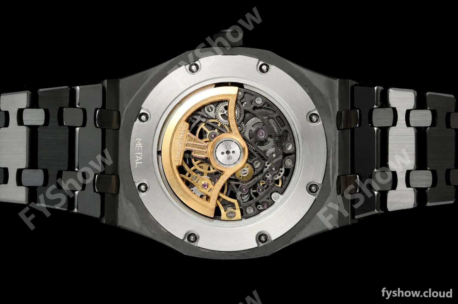 Audemars Piguet - Royal Oak 15416CE 41mm Openworked CER/CER Black DDF SA3132 - Image 6